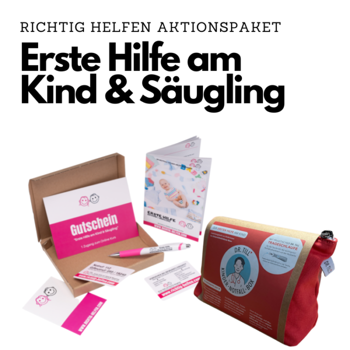 richtig helfen Aktionspaket