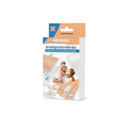 lifemed erste hilfe box 64 teile